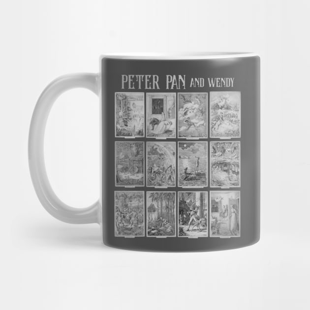 Peter Pan, Neverland Wendy Darling - Captain Hook, Tinker Bell and the lost boys by OutfittersAve